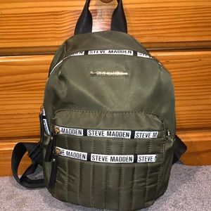 Olive green Steve Madden back pack